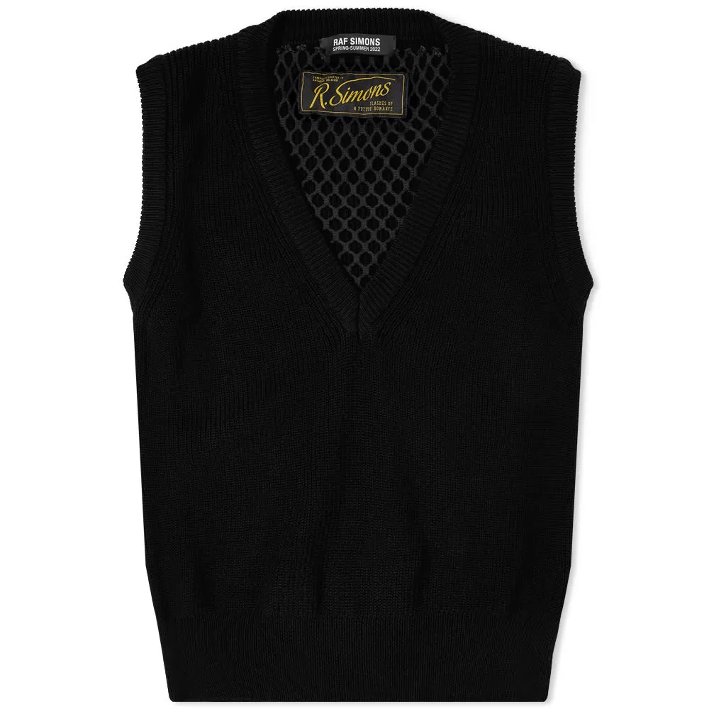 RAF SIMONS SLEEVELESS VNECK TANK VEST