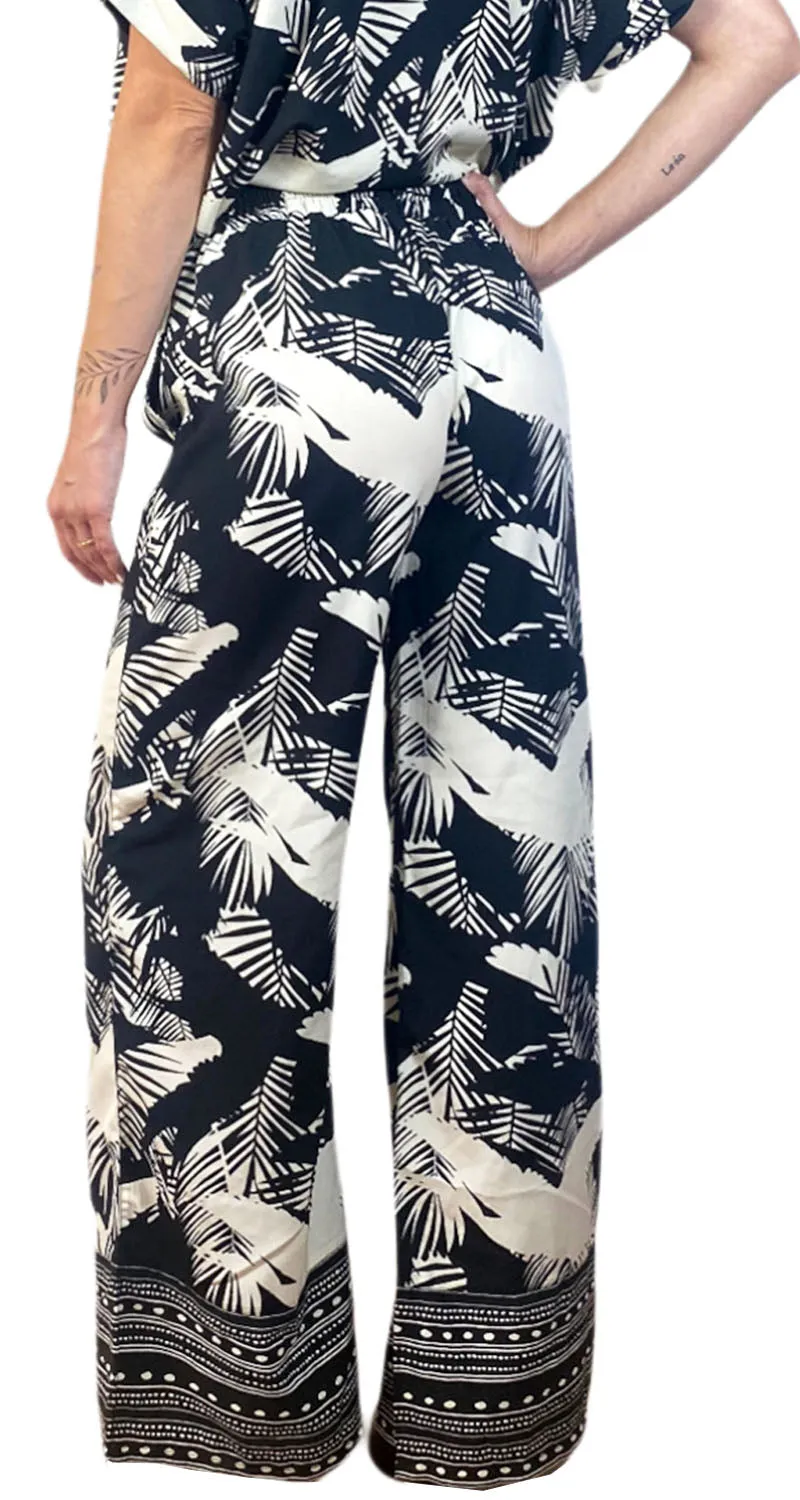 RAPSODIA Pantalón Tela Hojas
