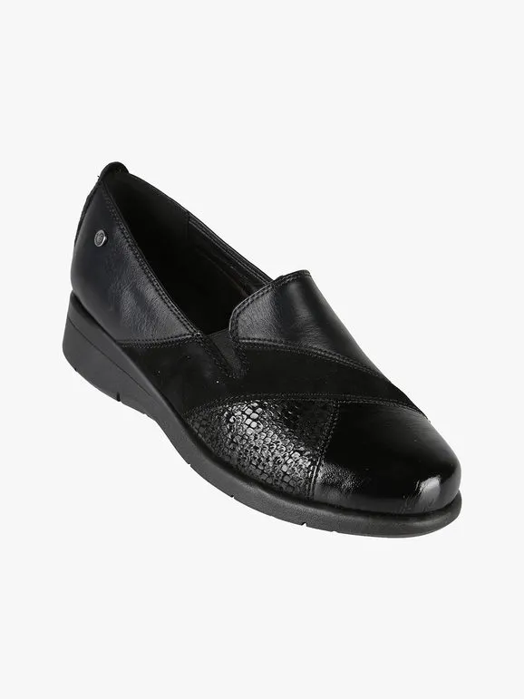 Riposella Mocasines mujer piel con cuña