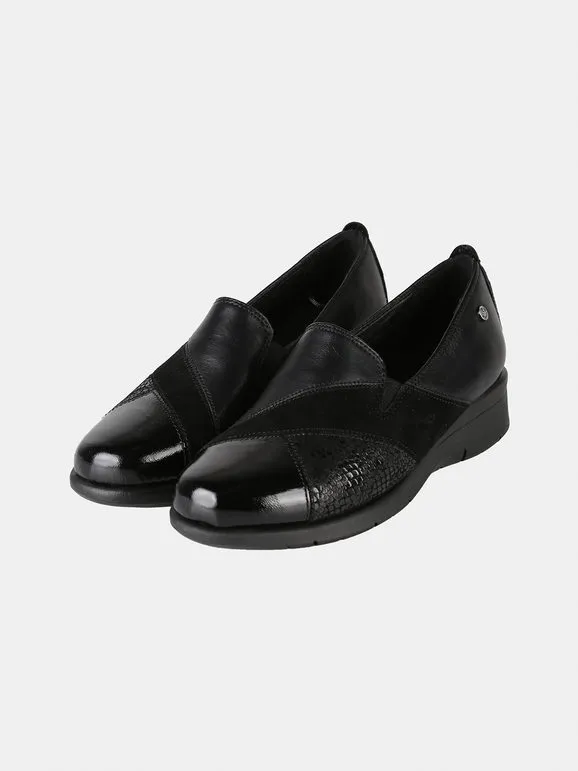 Riposella Mocasines mujer piel con cuña
