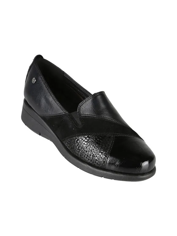 Riposella Mocasines mujer piel con cuña