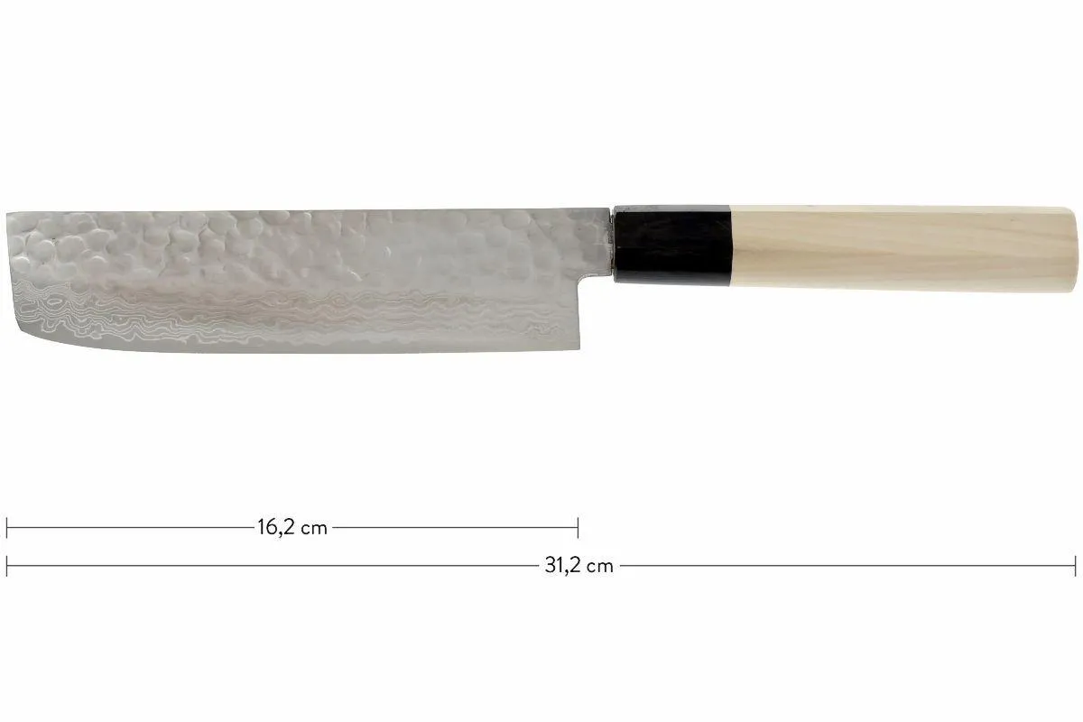 SAKAI TAKAYUKI 45LAYER DAMASCUS NAKIRI, 16 CM, 7253