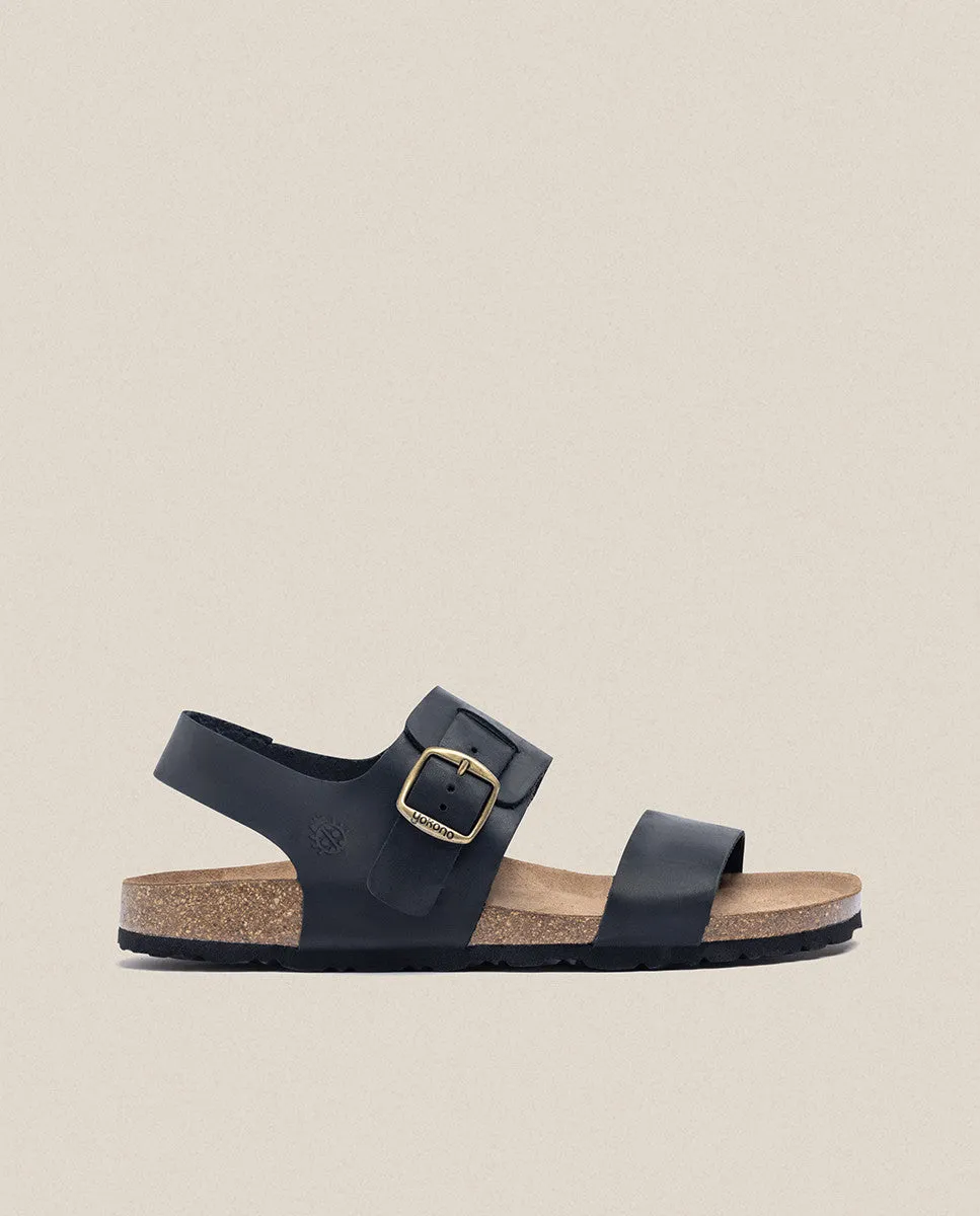 Sandalia plana Macam 216 negro