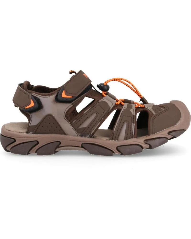 Sandalias de Niña y Niño PAREDES S NINO BARBATE MARRON OSCURO