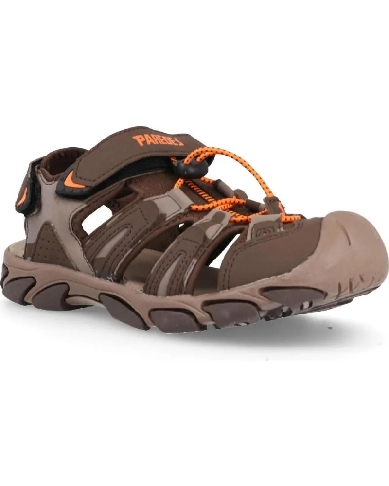 Sandalias de Niña y Niño PAREDES S NINO BARBATE MARRON OSCURO