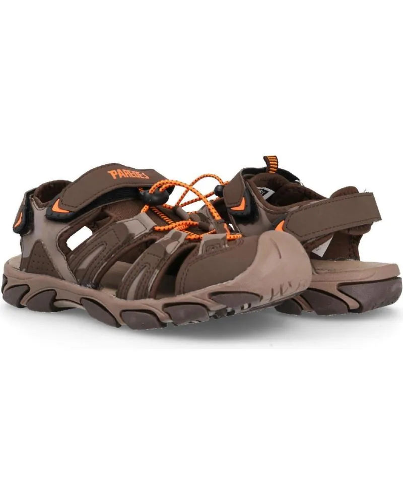 Sandalias de Niña y Niño PAREDES S NINO BARBATE MARRON OSCURO