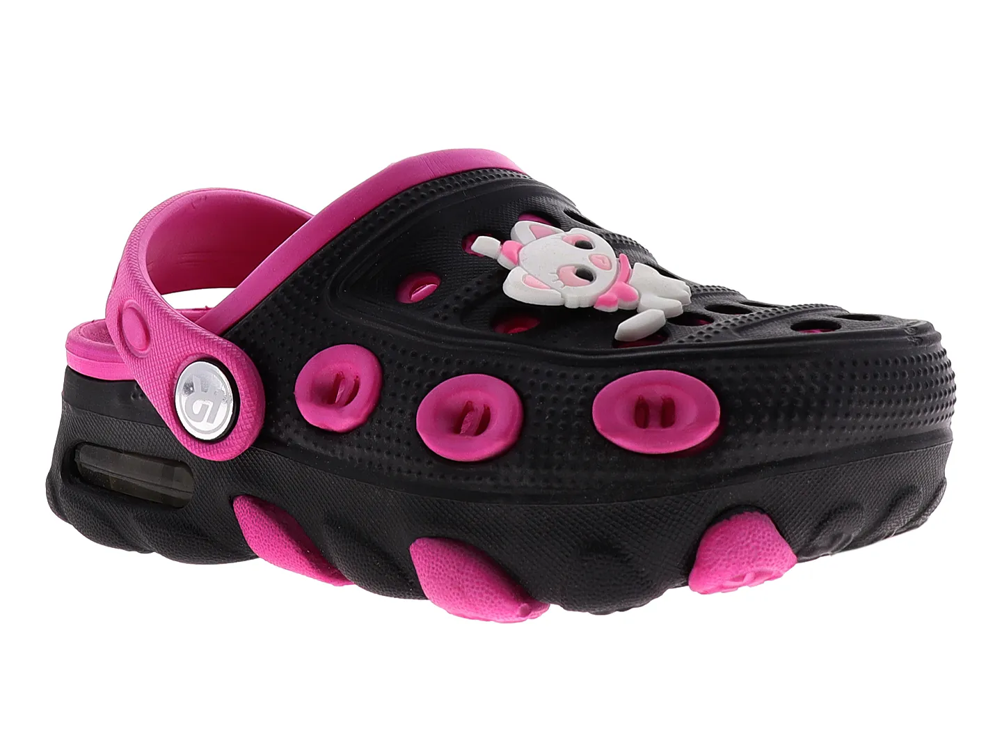 Sandalias Eva Moda 657 Negro Para Niña