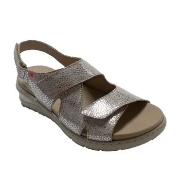 Sandalias velcro mujer Pepe Menargues en combinado