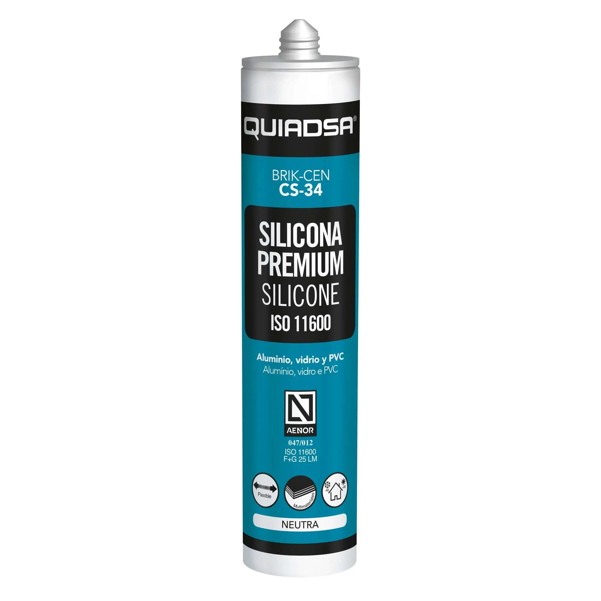 Sellador de Silicona Neutra Clear 300ml