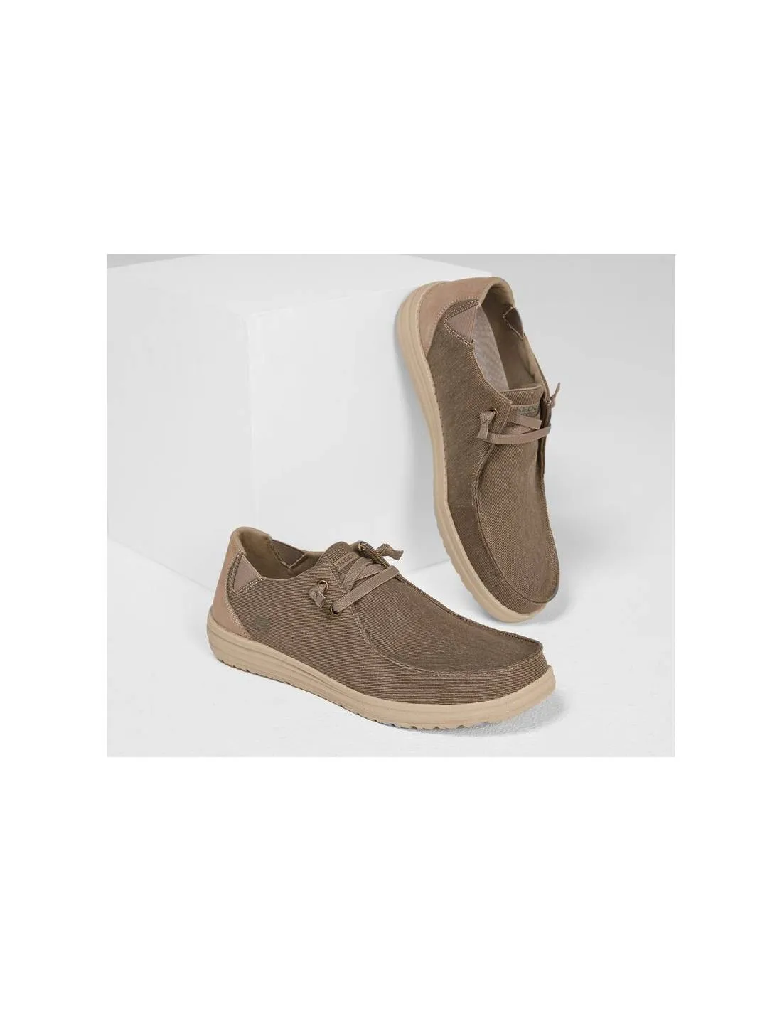 SKECHERS  MOCASíN MELSON RAYMON KAKI