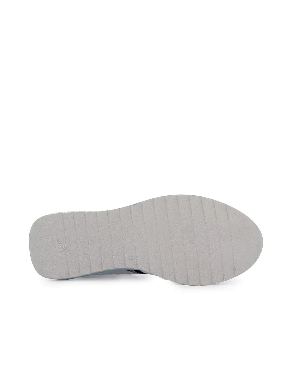 Sneaker piel azul cordones elasticos hombre CETTI