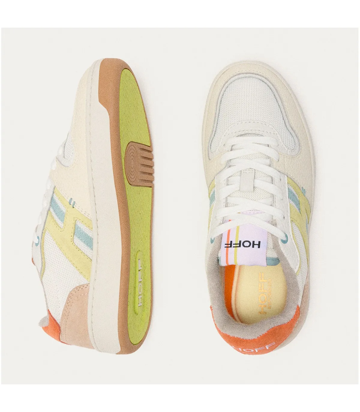 Sneakers en tonos blanco para mujer
