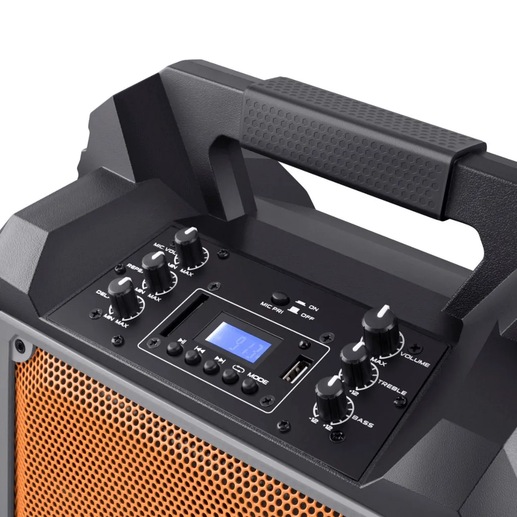 Steren Amplificador Bluetooth con Batería Recargable de 900 W PMPO