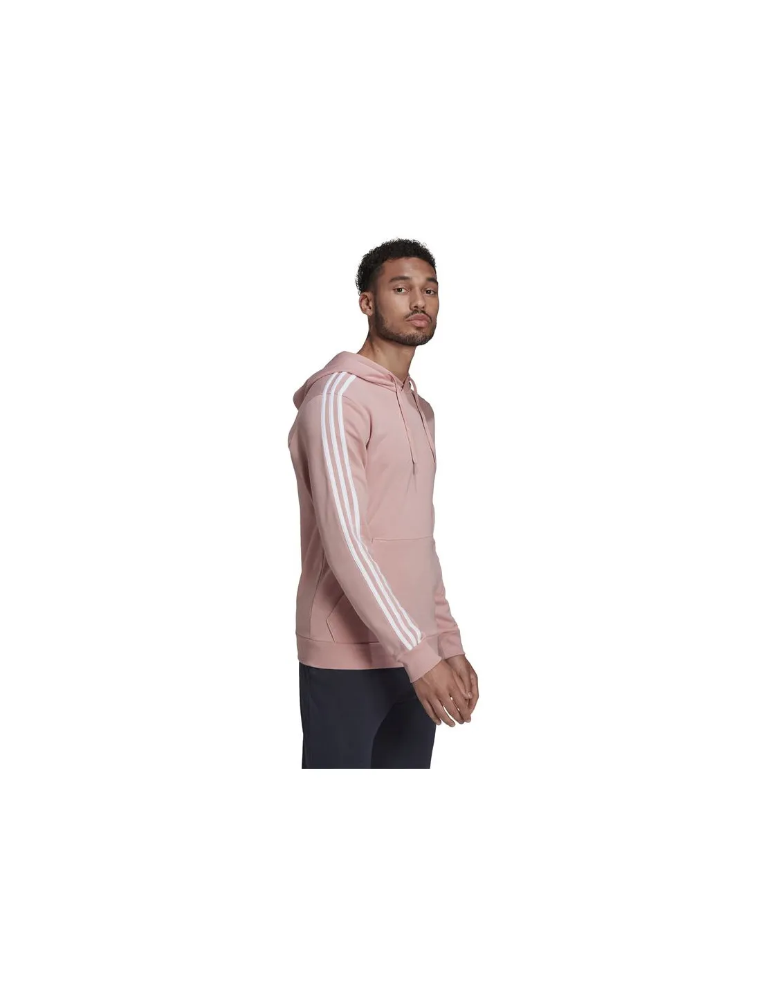 Sudadera adidas Essentials 3 Bandas M Wonder Mauve