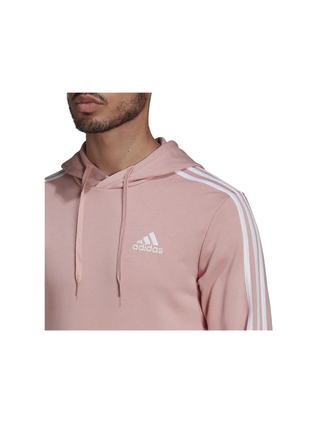 Sudadera adidas Essentials 3 Bandas M Wonder Mauve