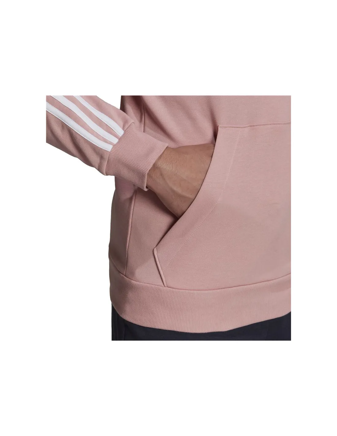 Sudadera adidas Essentials 3 Bandas M Wonder Mauve