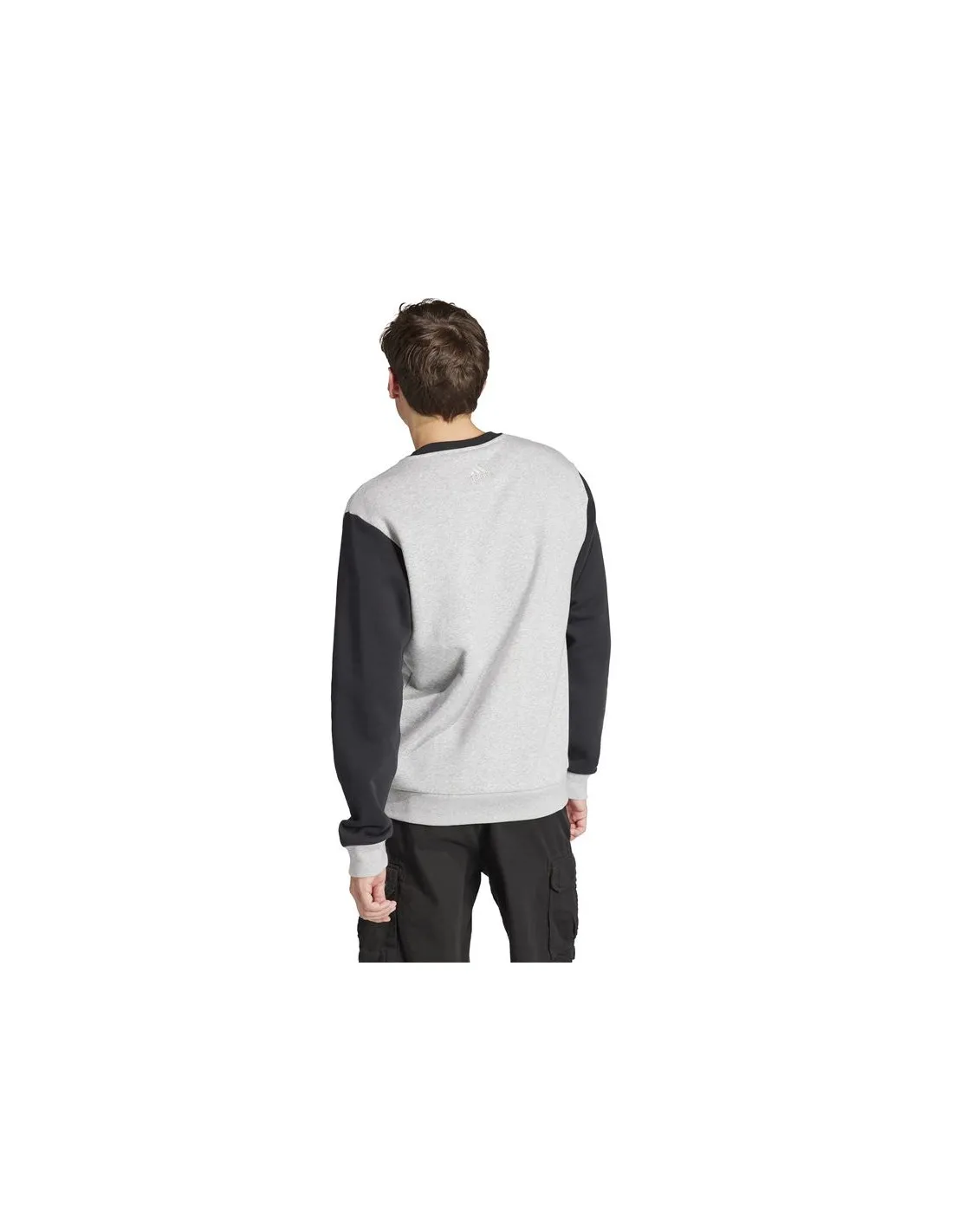 Sudadera adidas Essentials Big Logo Hombre Gris