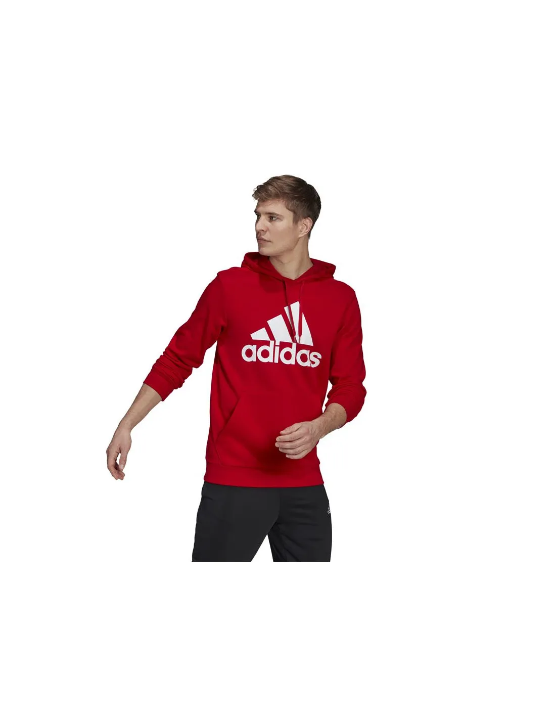 Sudadera adidas Essentials Big Logo M Scarlet/White