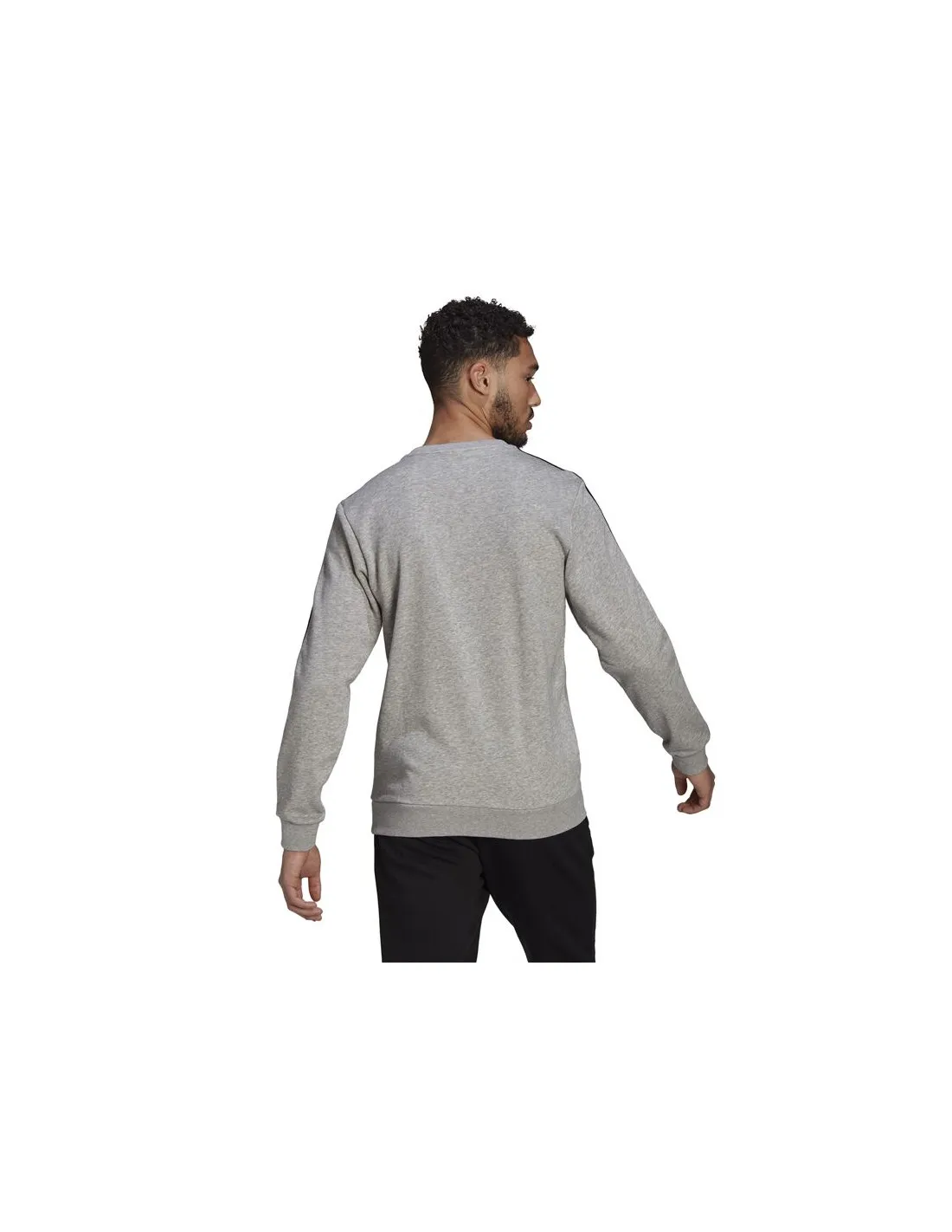 Sudadera adidas Essentials French Terry 3 Bandas M Grey