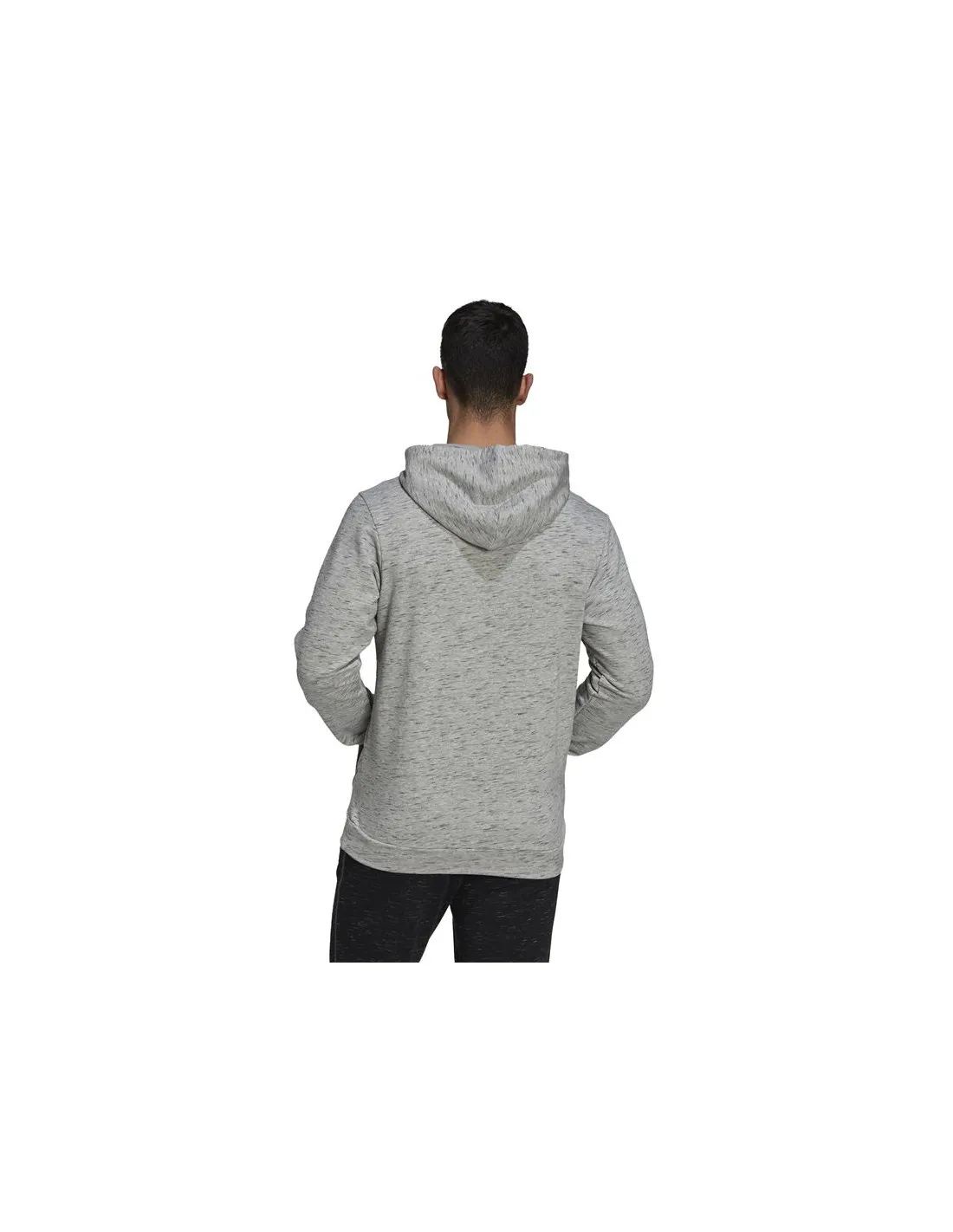 Sudadera adidas Essentials Mélange Embroidered Small Logo M Grey