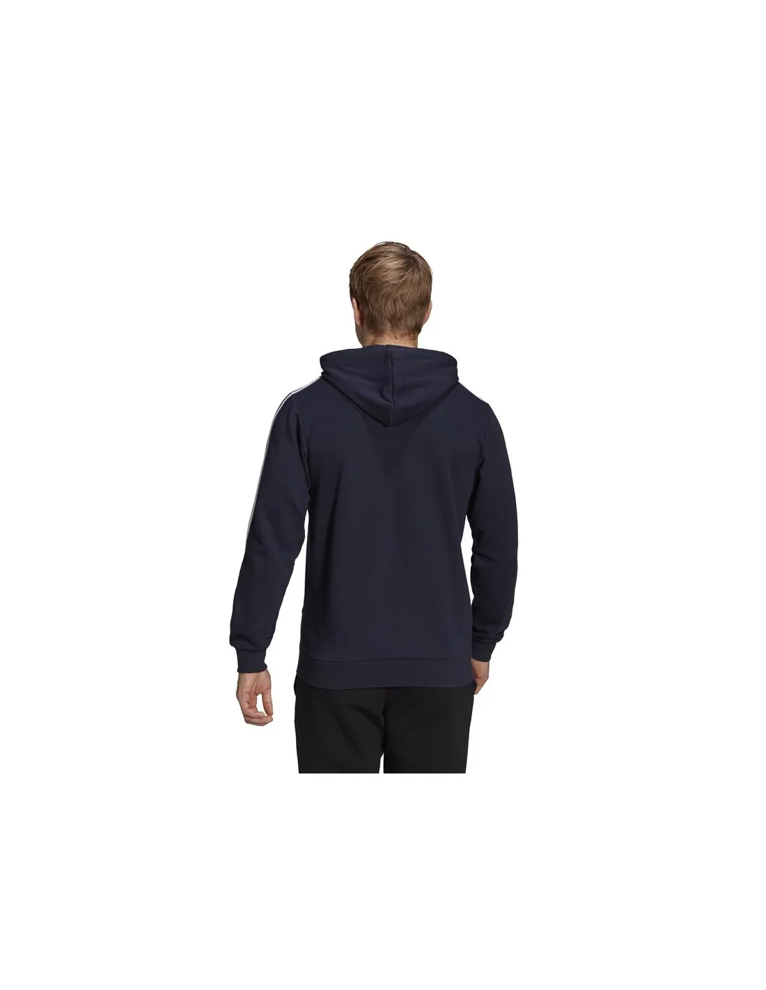 Sudadera con capucha adidas Essentials 3 Bandas M Legendk Ink/White