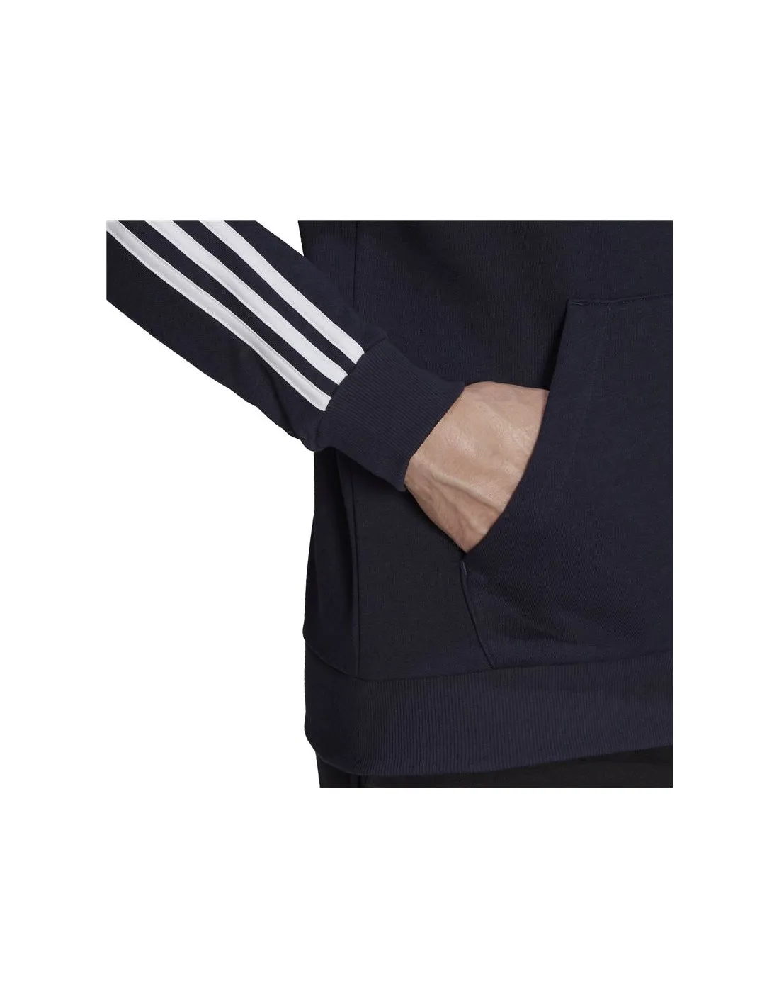 Sudadera con capucha adidas Essentials 3 Bandas M Legendk Ink/White