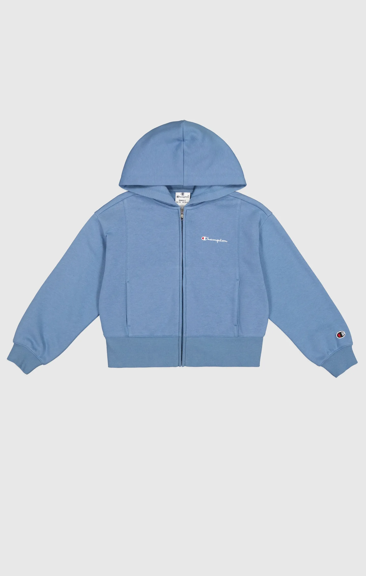 Sudadera con capucha y cremallera completa para niña