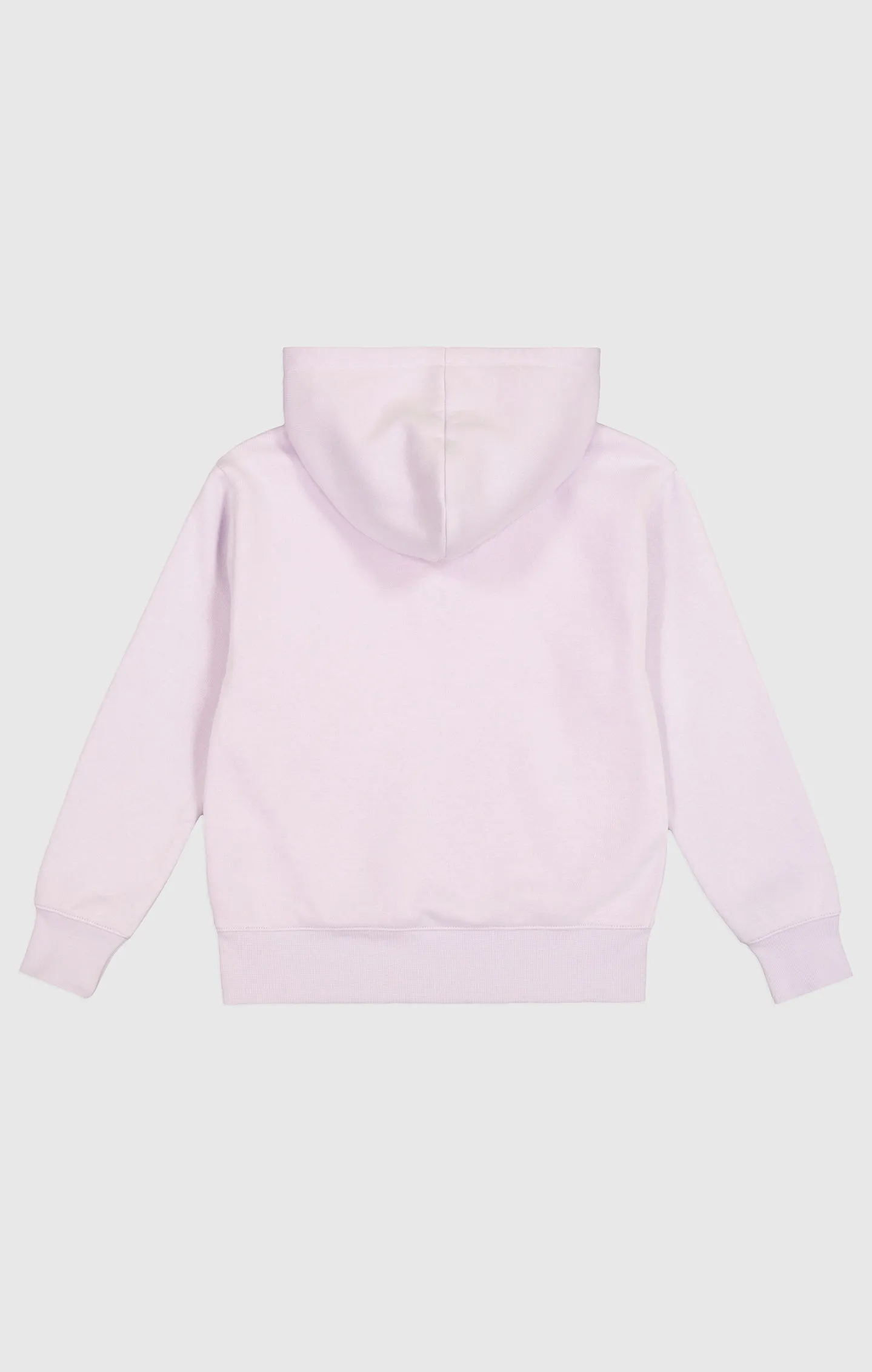 Sudadera de felpa con capucha y logotipo grande para niña