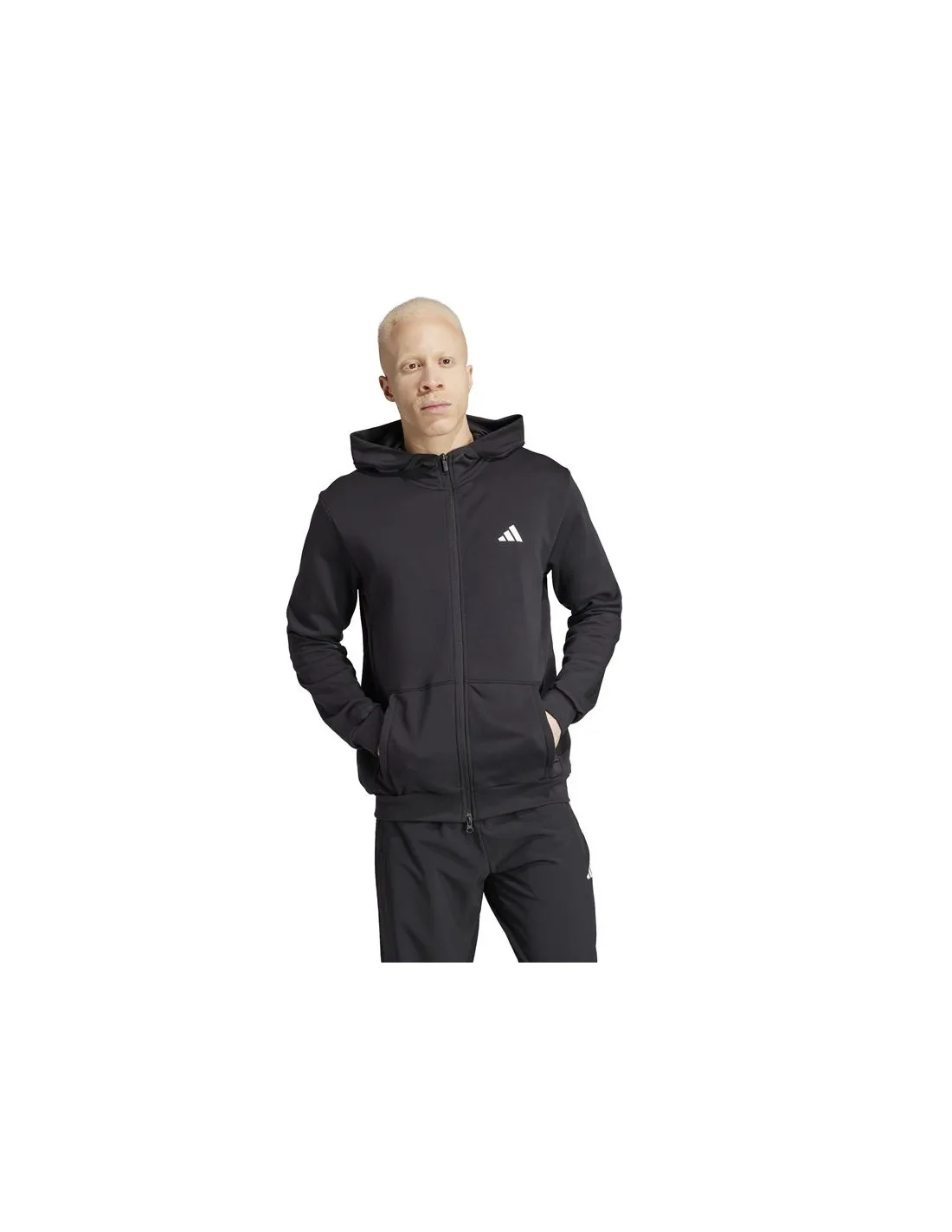 Sudadera de Fitness adidas Essentials Workout Pump Hombre Negro
