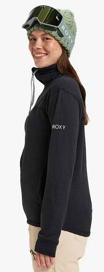 SUDADERA ROXY VERTERE ZIP  KVJ0/TRUE BLACK  WOMEN´S