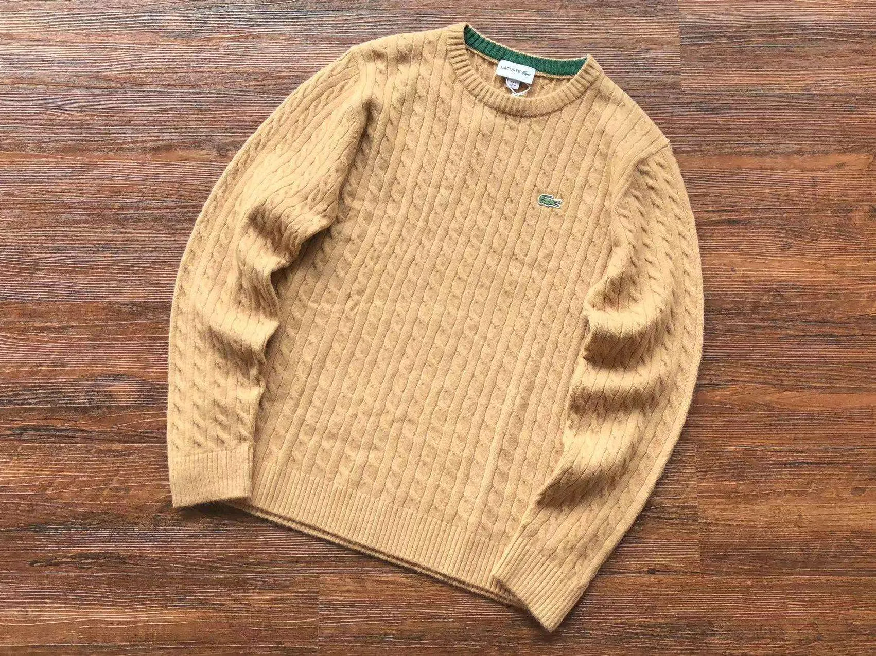 Sweater Lacoste «Marine Blue & Beige»