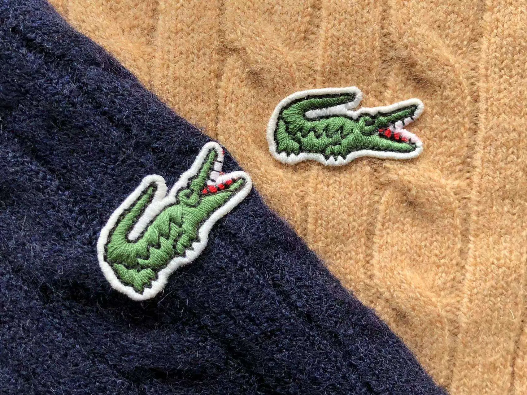 Sweater Lacoste «Marine Blue & Beige»