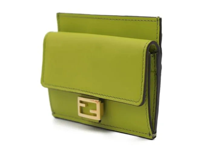 Tarjetero Fendi Baguette Verde 