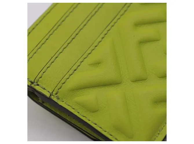Tarjetero Fendi Baguette Verde 