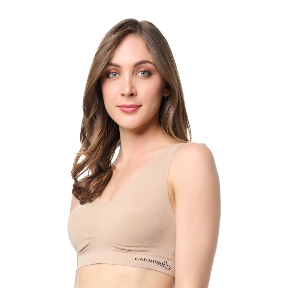 Top de microfibra seamless con pads removibles 5350 Carnival