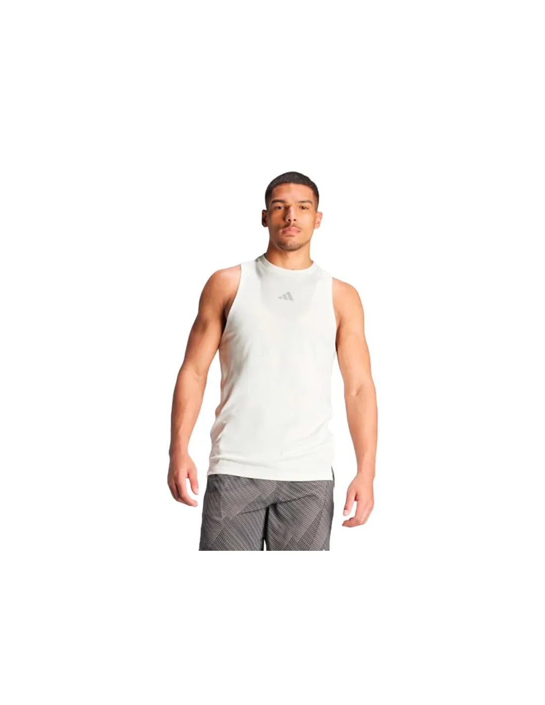 Tops de Fitness adidas Essentials Hiit 3 Bandas Hombre Blanco