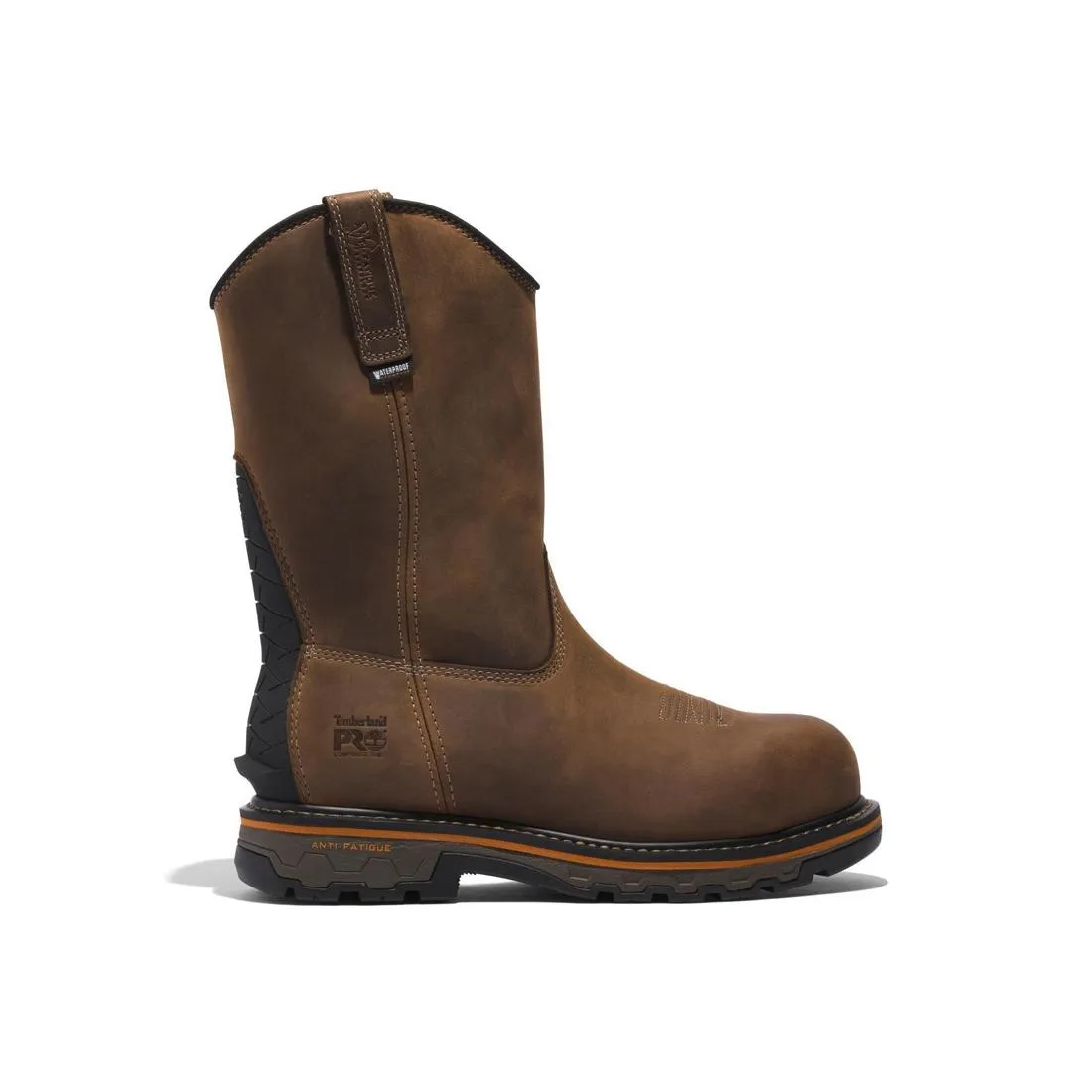 TRUE GRIT COMPOSITETOE WATERPROOF PULLON WORK BOOT BROWN BANDIT