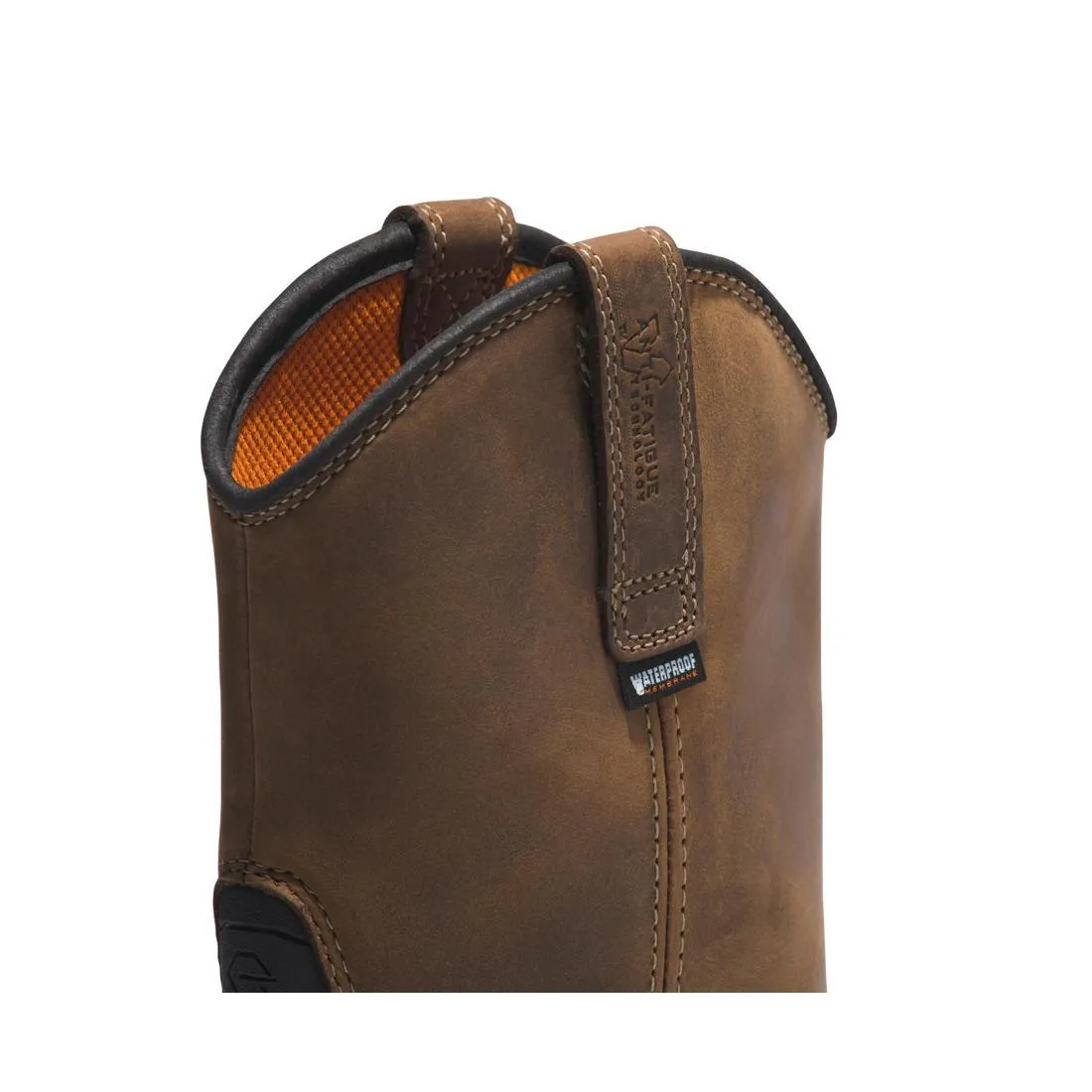 TRUE GRIT COMPOSITETOE WATERPROOF PULLON WORK BOOT BROWN BANDIT