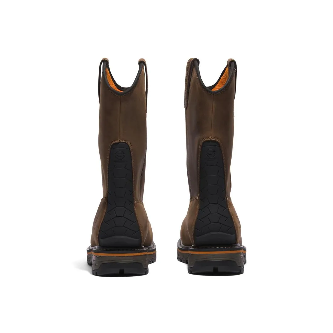 TRUE GRIT COMPOSITETOE WATERPROOF PULLON WORK BOOT BROWN BANDIT