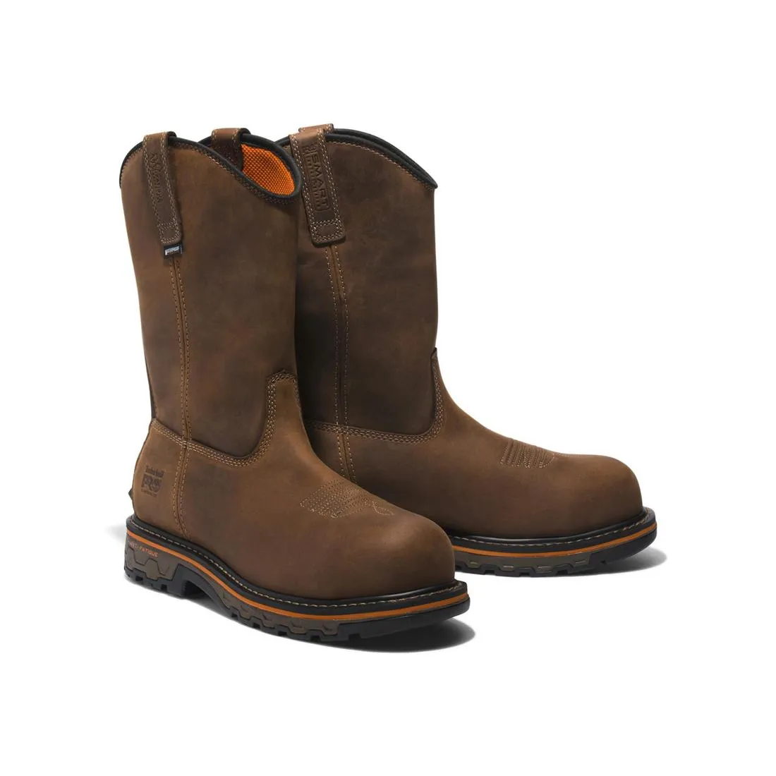TRUE GRIT COMPOSITETOE WATERPROOF PULLON WORK BOOT BROWN BANDIT