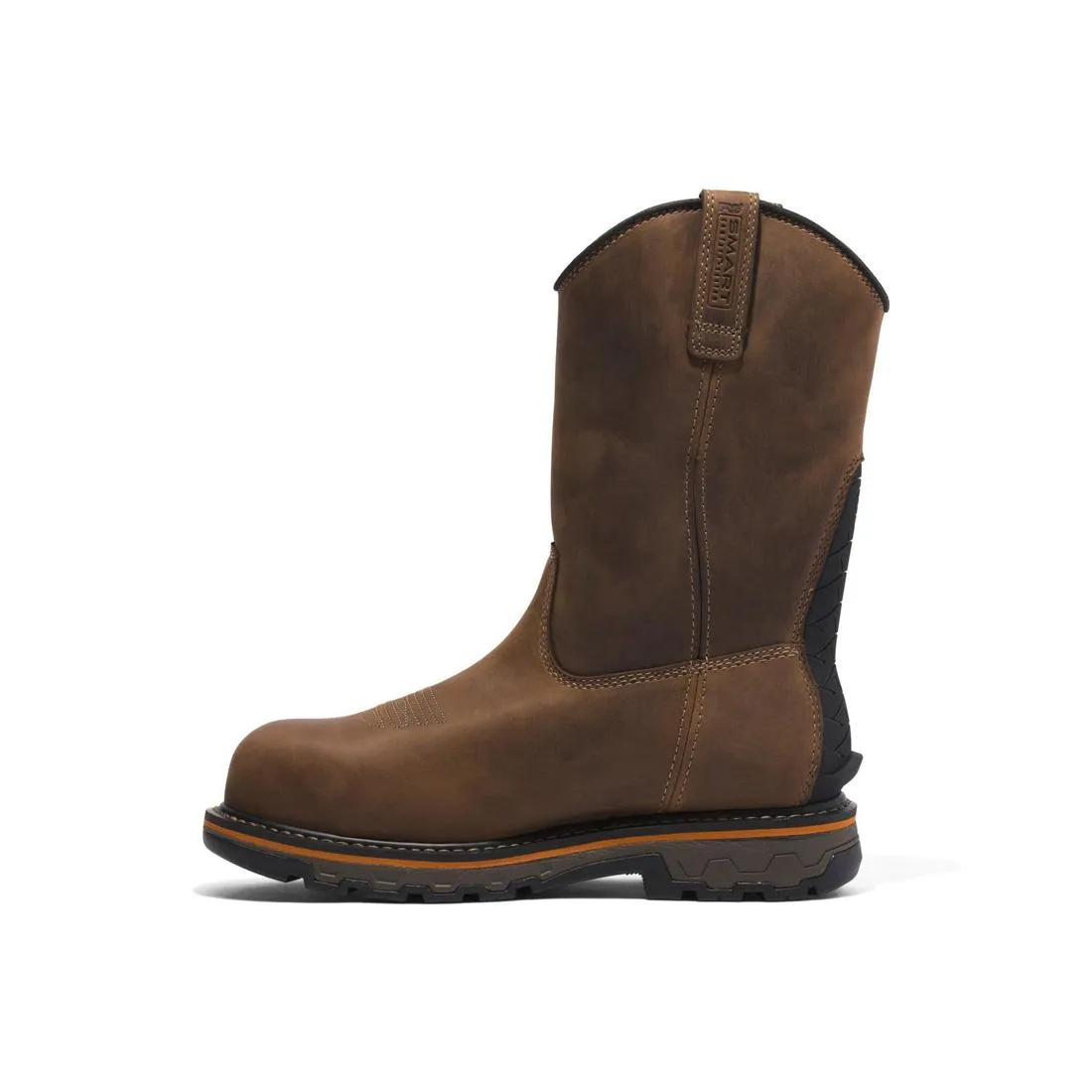 TRUE GRIT COMPOSITETOE WATERPROOF PULLON WORK BOOT BROWN BANDIT