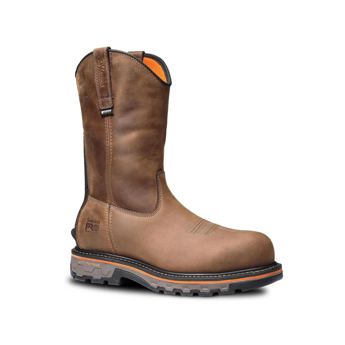 TRUE GRIT COMPOSITETOE WATERPROOF PULLON WORK BOOT BROWN BANDIT