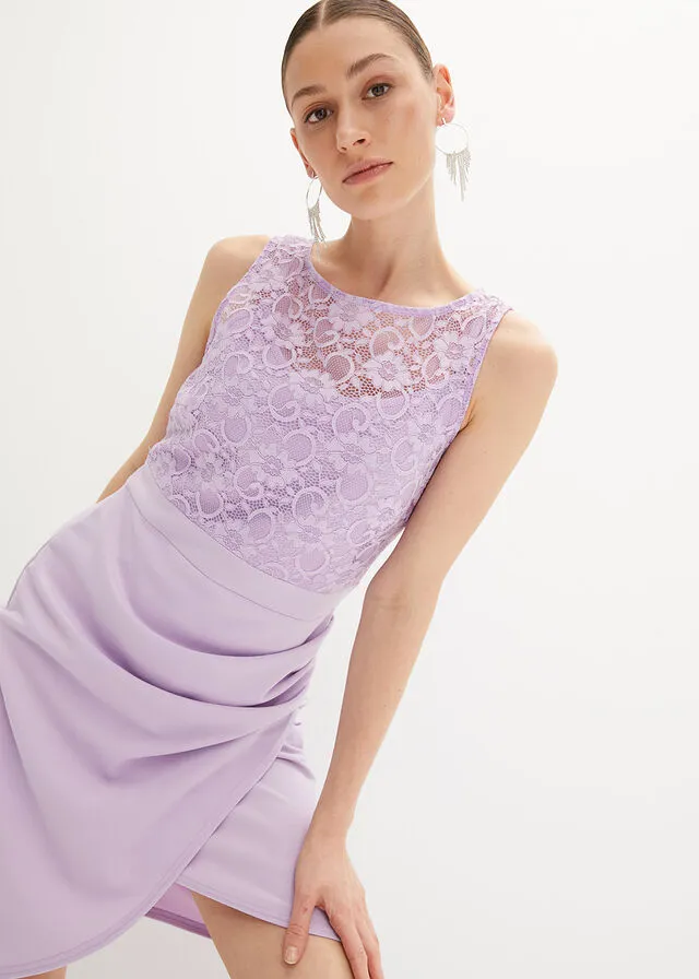 Vestido de tubo púrpura