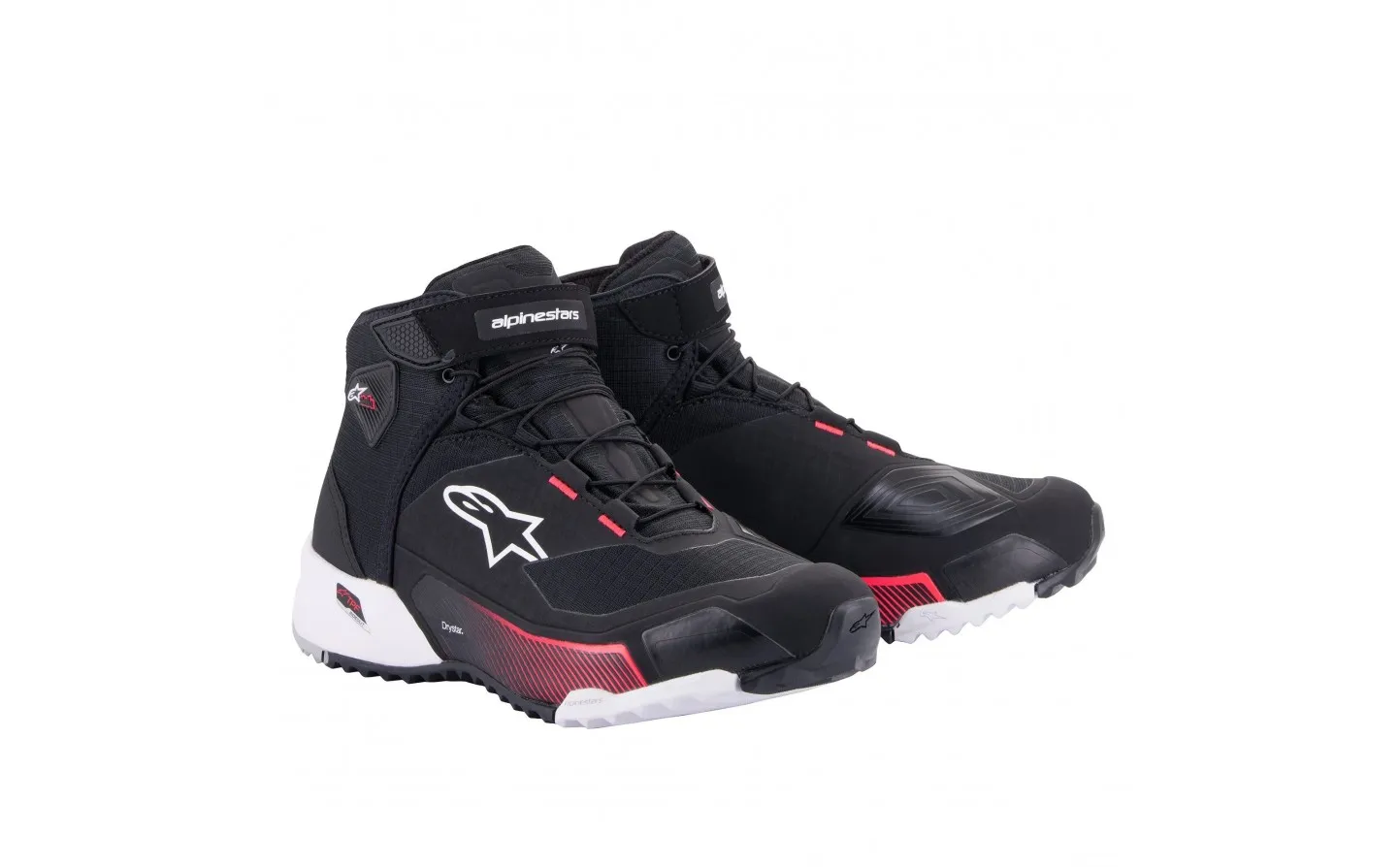 ZAPATILLA ALPINESTARS MUJER CRX DRYSTAR RIDING NEGRO BLANCO ROSA |26115231832|