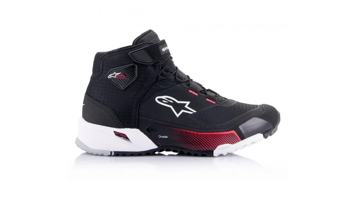 ZAPATILLA ALPINESTARS MUJER CRX DRYSTAR RIDING NEGRO BLANCO ROSA |26115231832|