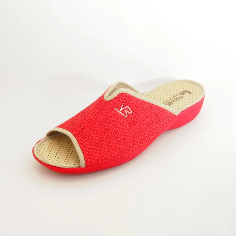 ZAPATILLA CASA DE MUJER VULCABICHA 4731 ROJO