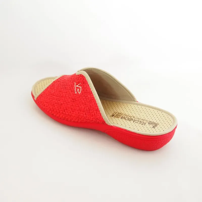 ZAPATILLA CASA DE MUJER VULCABICHA 4731 ROJO