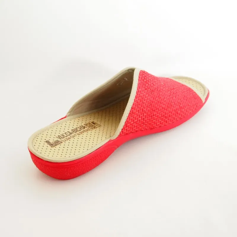 ZAPATILLA CASA DE MUJER VULCABICHA 4731 ROJO