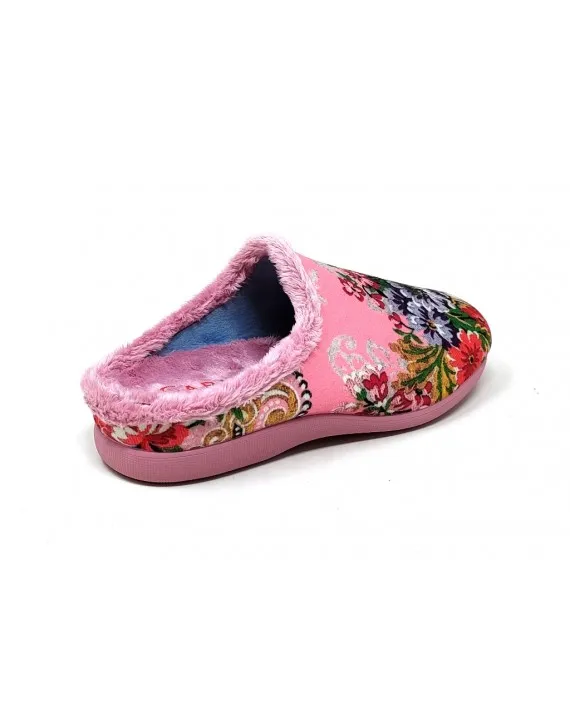 ZAPATILLA CASA MUJER CARLA 5549 FLORES FALLERAS