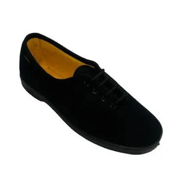 Zapatilla cordones mujer persona mayor Doctor Cutillas en negro